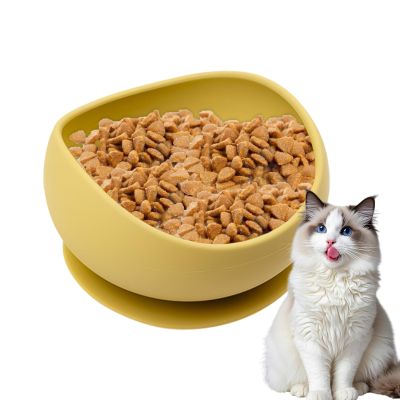 Cat Feeding Bowl with Suction Cups