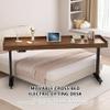 Height-Adjustable Overbed Table with Wheels and Drawer view 3