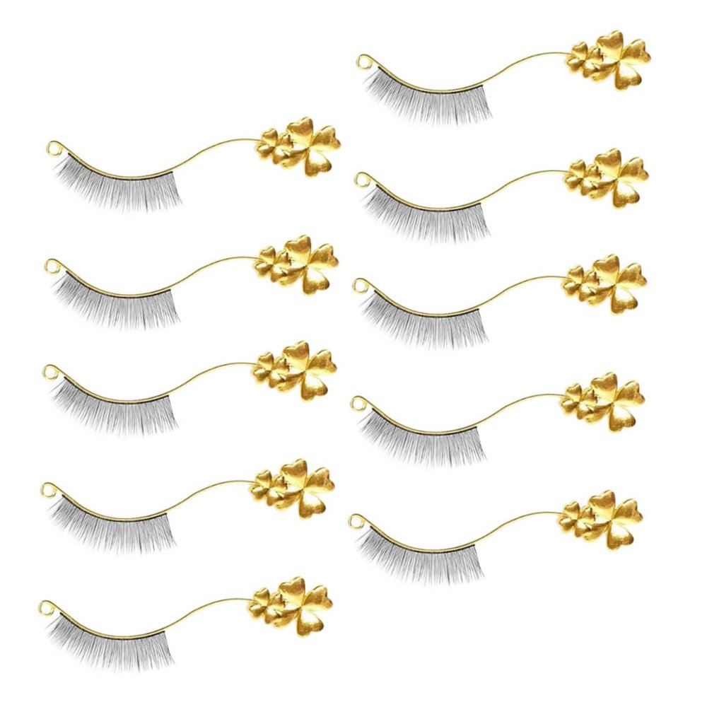 Gold Metal Eyelash Display Board for 6 Pairs