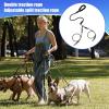 Tangle-Free Double Dog Leash with Reflective Climbing Rope view 3