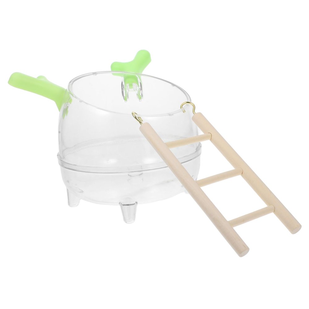 Abaodam Hamster Bath Bucket with Sand Bath Holder