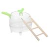 Abaodam Hamster Bath Bucket with Sand Bath Holder view 1
