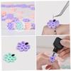 Eyelash Glue Cups for Eyelash Transplantation, 100 Pieces, Lavender view 4