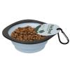 Collapsible Dog Bowl with Carabiner – Portable Food & Water Bowl view 1
