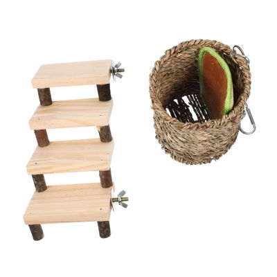 BESTonZON Hamster Training Ladder, 1 Set, Small Pet Toy