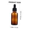 CALLARON 9-Piece 10–30 ml Amber Glass Dropper Bottles view 2