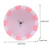 HEMOTON Quiet PVC Hamster Wheel for Small Rodents view 2