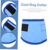 BESTonZON Cooling Dog Bandana - Blue with Dots view 2
