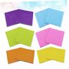 PACKOVE 6-Pack Solid-Color Paper Napkins for Parties and Celebrations, Orange, Sky Blue, Yellow, Purple, and More view 3