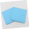 PACKOVE 6-Pack Solid-Color Paper Napkins for Parties and Celebrations, Orange, Sky Blue, Yellow, Purple, and More view 4