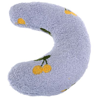 Toyvian Soft Cotton Velour Pet Pillow with Neck Support