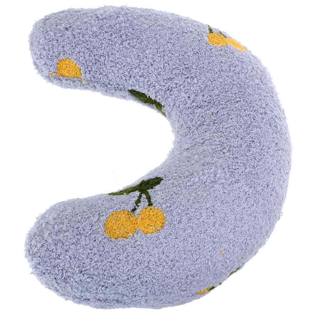 Toyvian Soft Cotton Velour Pet Pillow with Neck Support