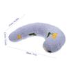 Toyvian Soft Cotton Velour Pet Pillow with Neck Support view 2
