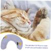 Toyvian Soft Cotton Velour Pet Pillow with Neck Support view 4