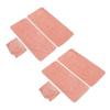 WRITWAA 2 Sets Ultra-Soft Quick-Drying Microfiber Hair Towels for Salons and Home, Orange view 1
