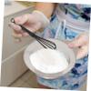 Healeved 5-Piece Hair Dye Bowl Set, Transparent Plastic, with Stirring Sticks, Non-Slip, 6.3 x 5.6 x 2.4 in, for Salons and Home Use view 2