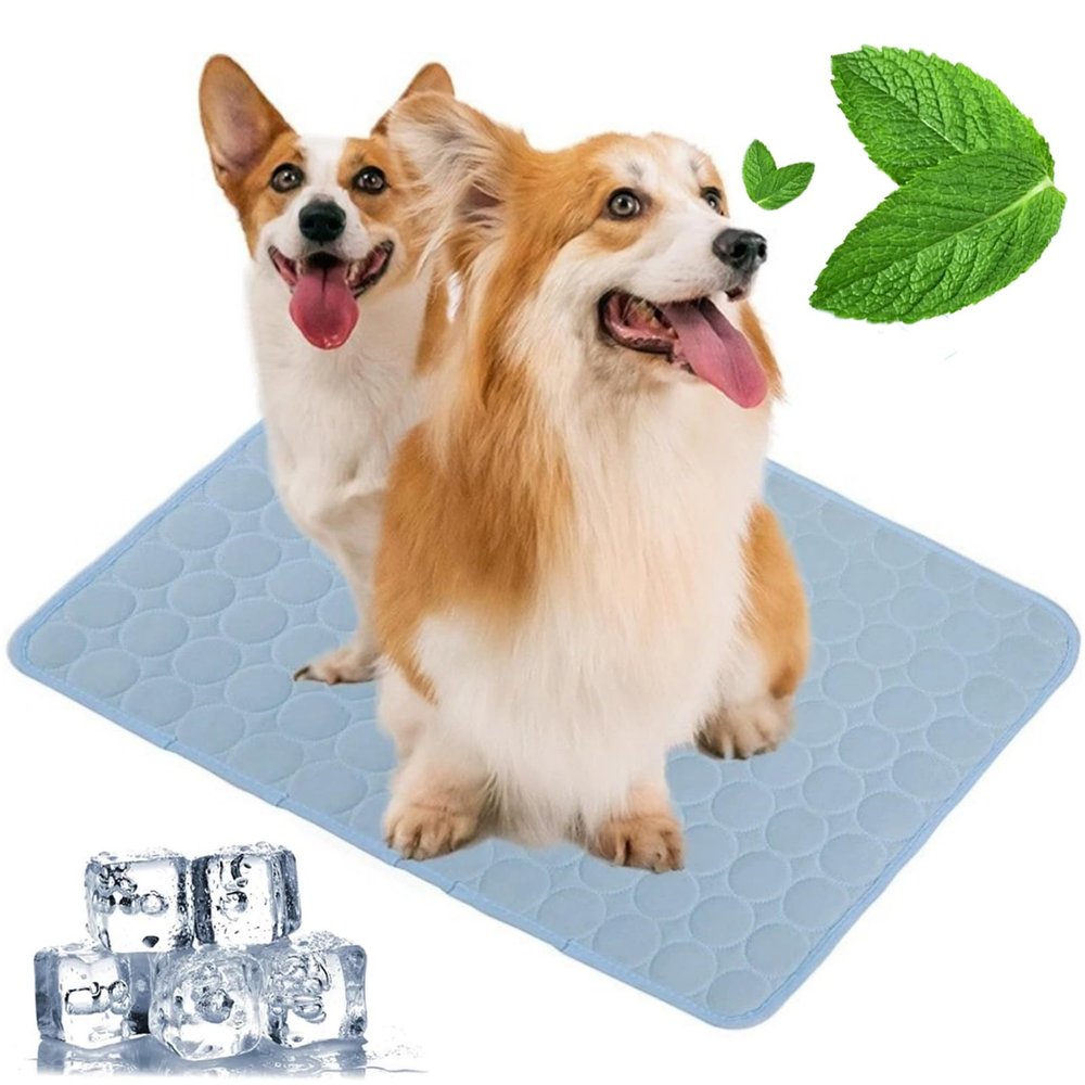 Zumylea Pfotenfrost Self-Cooling Pet Mat for Cats and Dogs, Light Blue, XS (40 x 30 cm)