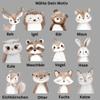 Personalized Wooden Piggy Bank with Forest Animals & Name, Children's Money Box with Lock, Baptism, Birth or Birthday Gift, 10 x 10 x 10 cm (Owl) view 2