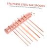 VALICLUD 7-Piece Stainless Steel Ear Pick Set with Storage Tube view 4