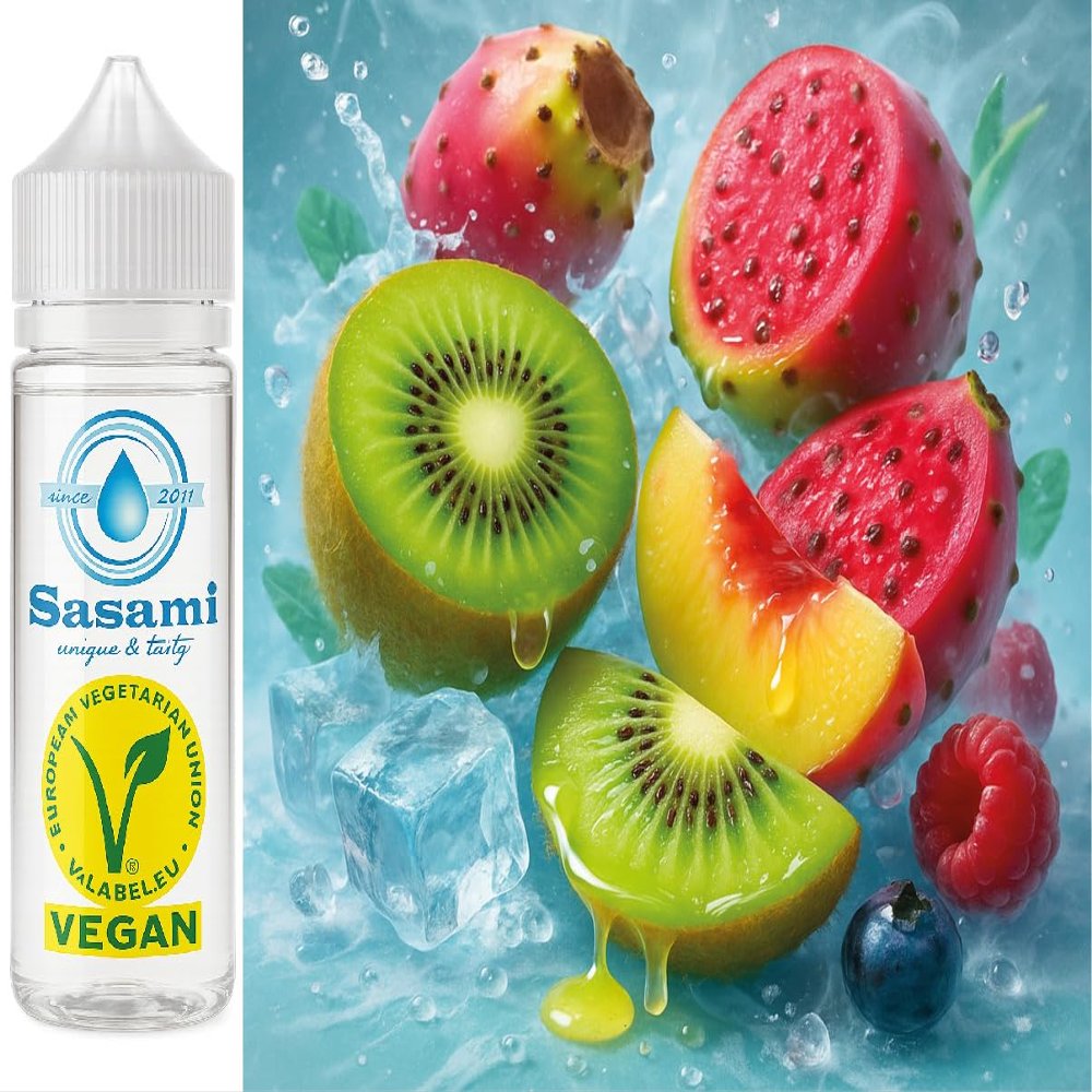 Frost Cactus Fusion - Kiwi Cactus Ice Flavor Concentrate - Vegan - Sasami - 10 ml