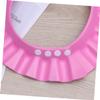 Adjustable EVA Baby Bath Cap for Bathing and Haircuts, Pink view 3
