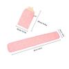 3-Piece Pink Rayon and Cotton Shower Scrubber Set view 2