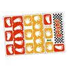 Children's Footprint Stickers, 3-Piece PVC Set view 1