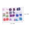 CALLARON Removable Nail Art Decorations, Fluffy Balls, 24 Pieces view 2