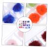 CALLARON Removable Nail Art Decorations, Fluffy Balls, 24 Pieces view 4
