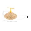 FONDOTIN Dog Hat with Propeller for Small Pets view 2
