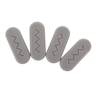 NUOBESTY 4-Piece TPE and EVA Toilet Seat Bumpers
