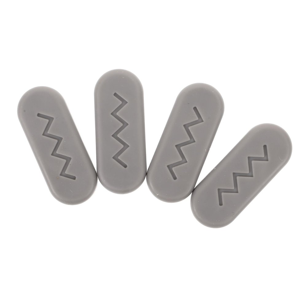 NUOBESTY 4-Piece TPE and EVA Toilet Seat Bumpers