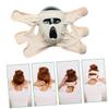 IWOWHERO Face-Slimming Fabric Mask with Firming Effect for Neck, Cheeks and Chin, Comfortable to Wear, Size M, Beige view 1