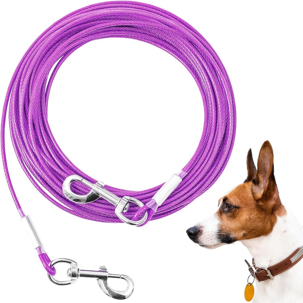 Mi Metty Tie-Out Leash for Dogs, 20ft (6M)
