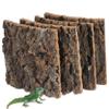 PENIKOKO 4-Piece Natural Cork Bark Terrarium Background, 15 x 15 cm, for Reptiles, Aquariums, and Bearded Dragons, Geckos, and Lizards view 1