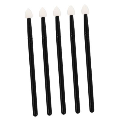 5-Piece Aluminum and Silicone Eye Makeup Brush Set