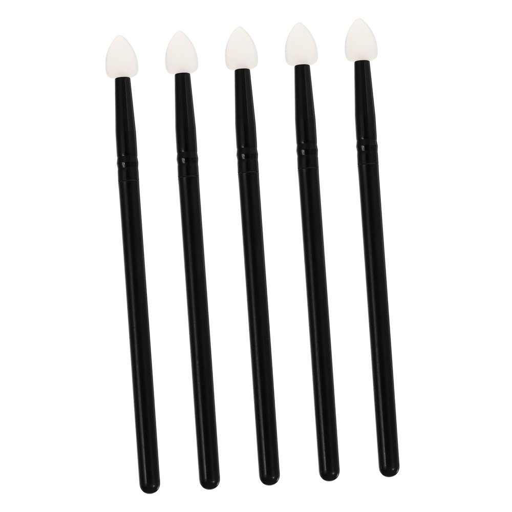 5-Piece Aluminum and Silicone Eye Makeup Brush Set