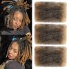 XIIMENALU Afro Kinky Curly Braiding Bulk Hair for Mini Twists, Soft Locs and Dreadlock Repair, T4/27, 8 Inch, Pack of 3 view 1