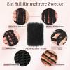 XIIMENALU Afro Kinky Curly Braiding Bulk Hair for Mini Twists, Soft Locs and Dreadlock Repair, T4/27, 8 Inch, Pack of 3 view 4