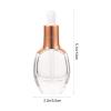 MUSISALY 2 mL Glass Dropper Bottles, 4-Pack, with Bamboo Caps view 2