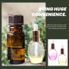 MUSISALY 2 mL Glass Dropper Bottles, 4-Pack, with Bamboo Caps view 3