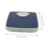 Mechanical Bathroom Scale with Dial, PU Non-Slip Mat, Blue view 3