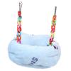ibasenice Cotton Cage Hammock for Hamsters and Chinchillas with Hamster Bridge view 1