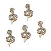 5-Piece 3D Snake Nail Charms view 1