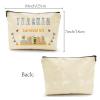 CREATCABIN Teacher Survival Kit Cosmetic Bag, Canvas, 7 x 10 in view 2