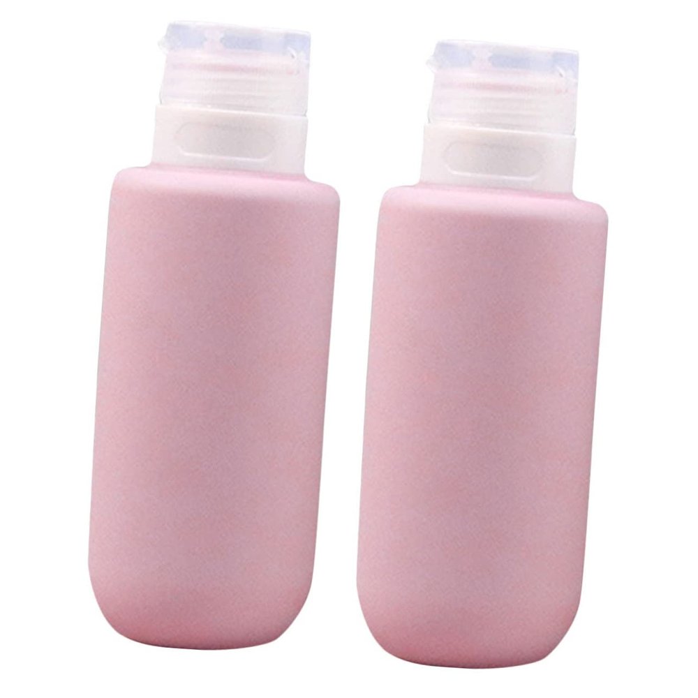 BESTYASH 2-Pack 200 ml Silicone Travel Bottles for Toiletries and Skin Care