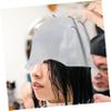 White Silicone Hair Highlighting Cap with Holes for Salon Use view 2