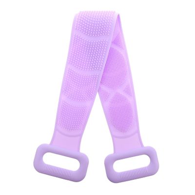 SAFIGLE Silicone Exfoliating Back Scrubber with Handles