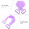 SAFIGLE Silicone Exfoliating Back Scrubber with Handles view 3
