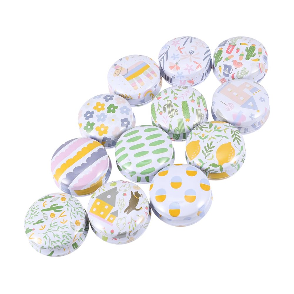 Small Tinplate Cosmetic Tins for Lip Balm